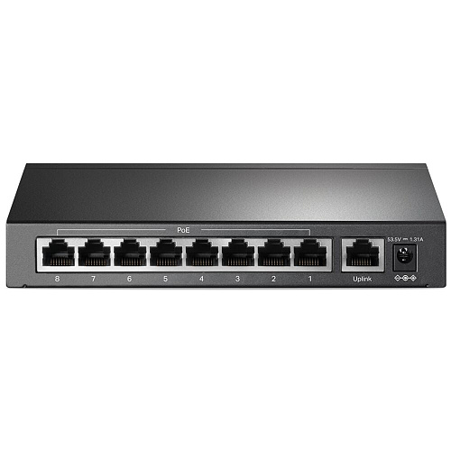 Коммутатор TP-LINK TL-SF1009P неуправляемый 8x10/100Мбит/с PoE+ 1x10/100Мбит/с