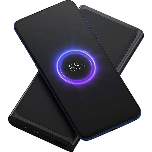 Внешний аккумулятор Xiaomi 10W Wireless Power Bank 10000 mAh, черный