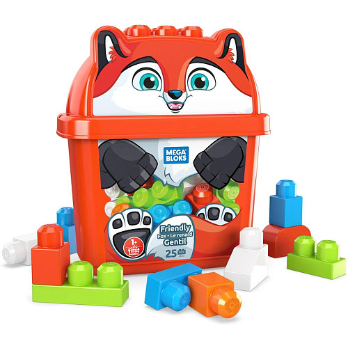 Mattel Mega Bloks Тематический конструктор "Животные" GCT46 Лиса