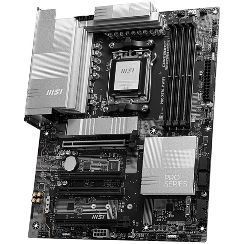 Материнская плата MSI Pro X870-P WiFi Socket-AM5 AMD X870 4xDDR5, 4xSATA3, RAID, 3xM.2, 4xPCI-E16x, 4xUSB3.2, 1xUSB3.2 Type C, DP, HDMI, WiFi, 2xGlan, ATX Ret
