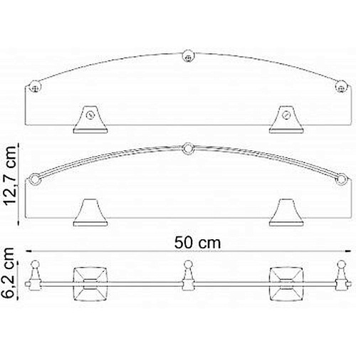 Полочка WasserKRAFT Wern K-2544
