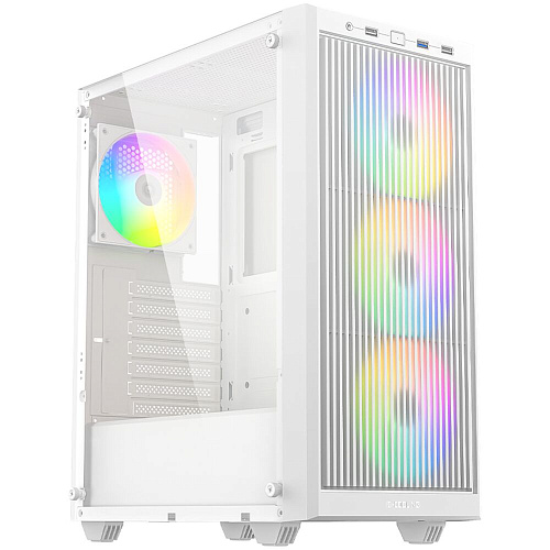 Корпус ATX Miditower ID-Cooling Ware 310 ARGB Wh White
