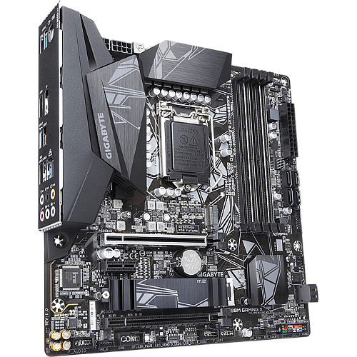 Материнская плата Gigabyte Z490M Gaming X Z490 Socket-1200 4xDDR4, 6xSATA3, RAID, 1xM.2, 2xPCI-E16x, 5xUSB3.2, 1xUSB3.2 Type C, HDMI, DP, Glan, mATX