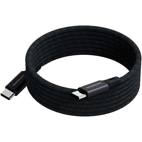 Кабель магнитный Type C - Type C 1.2m Magssory CBL001 60W Black