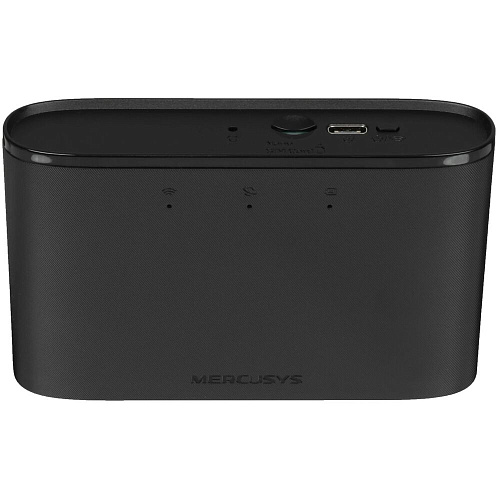 Мобильный роутер Mercusys MT110 4G/LTE Wi-Fi 802.11n Wi-Fi 150Мбит/с, 4G LTE 150Мбит/с, UL 50Мбит/с, 2,4 ГГц чёрный