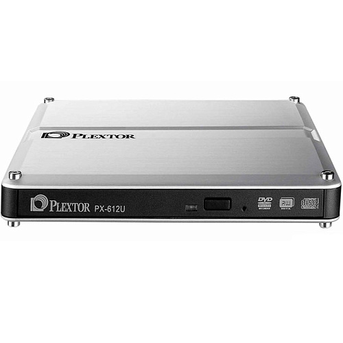 Внешний привод DVD-RW Plextor PX-612U DVD±R/±RW USB 2.0 серебристый 