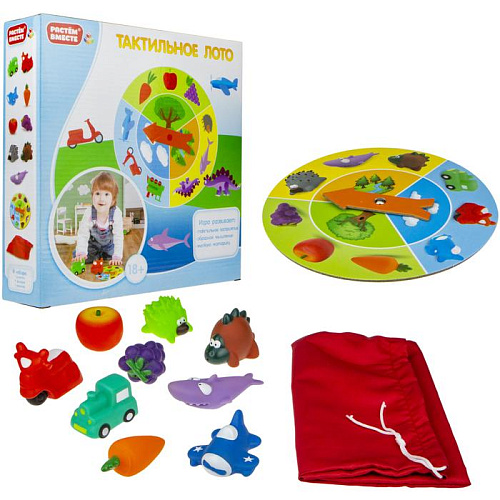 1toy Растем вместе "Тактильное лото"