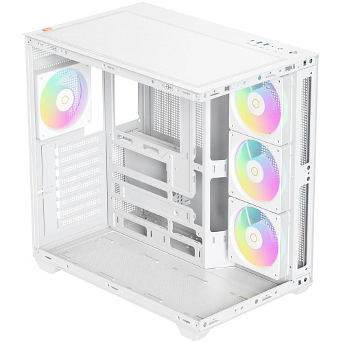 Корпус ATX Miditower Ocypus Gamma C74 BK ARGB White