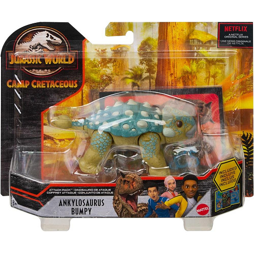 Mattel Jurassic World® Фигурки динозавров "Атакующая стая" FPF11/GMP71 Ankylosaurus Bumpy