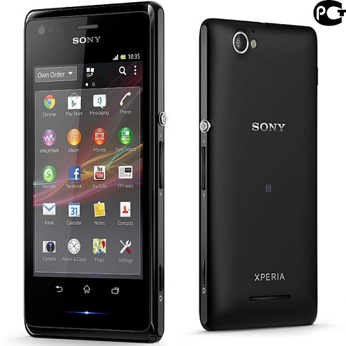 Смартфон Sony C1905 Xperia M Black 