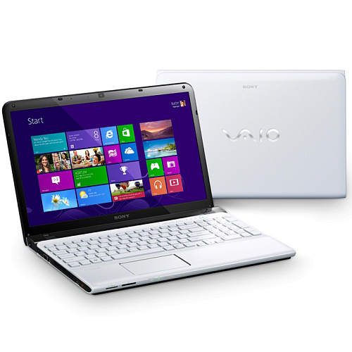 Ноутбук Sony Vaio SVE1512R1RW i5-3210M/4Gb/640Gb/DVD/AMD HD 7650 1G/WiFi/BT/cam/15.5"/Win8 White SVE1512R1R/W