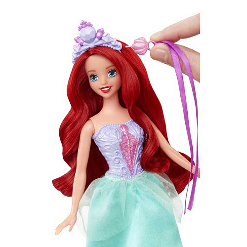 Кукла Mattel Принцессы Disney Модные прически с аксессуарами Белль BDJ48