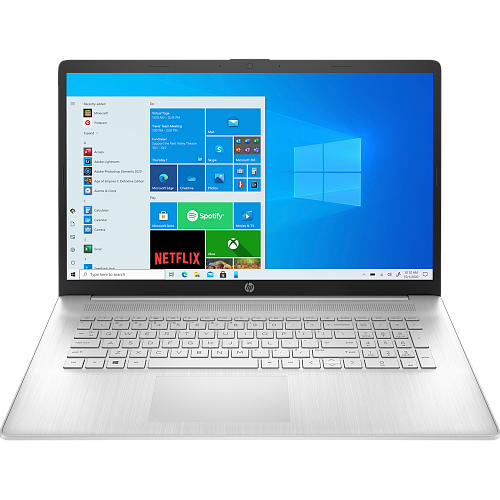 Ноутбук HP 17-cn0084ur Core i3 1125G4/8Gb/512Gb SSD/17.3" FullHD/Win10 Natural Silver