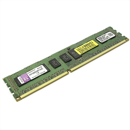 Модуль памяти DIMM 4Gb DDR3 PC12800 1600MHz Kingston (KVR1600D3D8R11S/4G) ECC Reg