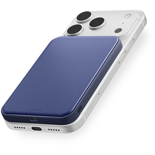 Внешний аккумулятор uBear Strike Magnetic Power bank MagSafe 5000mAh PD30W Qi2.2 Blue