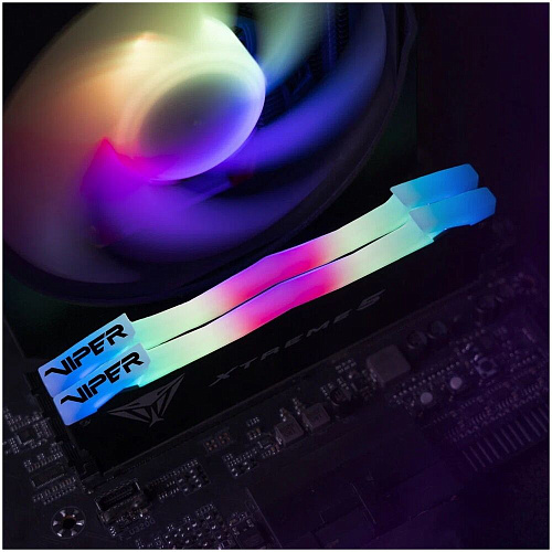 Модуль памяти DIMM 32Gb 2х16Gb DDR5 PC60800 7600MHz Patriot Memory Viper Xtreme 5 RGB (PVXR532G76C36K)