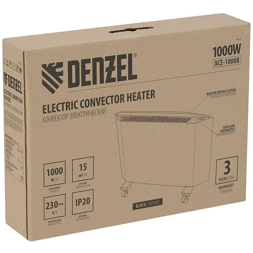 Конвектор Denzel XCE-1000B 98127 УЦЕНКА