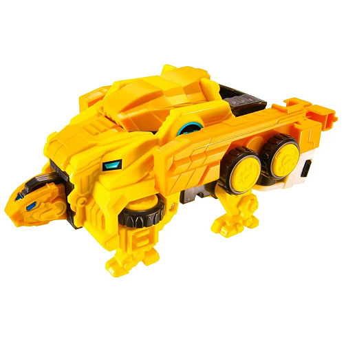 Dinoster Мега-трансформер 4-в-1 Диностер Раптор Трон 3 режима игры УЦЕНКА