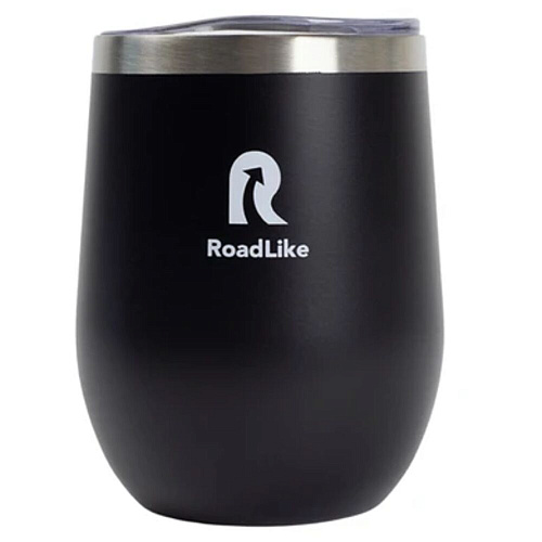 RoadLike Термокружка Mug, черный, 0,35 л.