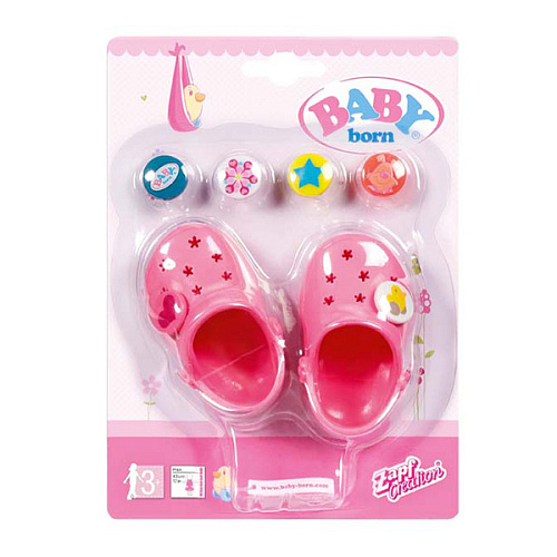 Zapf Creation Baby born Сандалии фантазийные (розовые) 822-067
