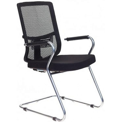 Кресло Бюрократ MC-619/B/26-B01 на полозьях черный BM-11 сиденье черный 26-B01