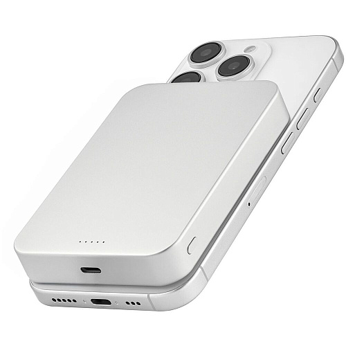 Внешний аккумулятор uBear Slide Magnetic Power bank MagSafe 10000mAh White
