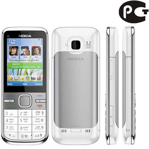 Смартфон Nokia C5-00 white