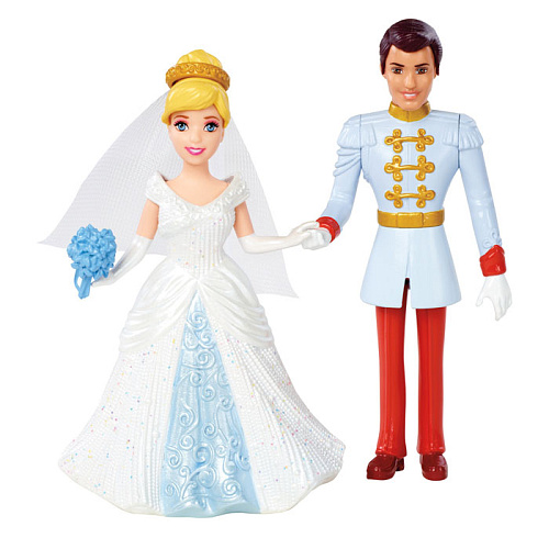 Mattel Принцессы Disney Свадебная пара Золушка и Принц BDJ67