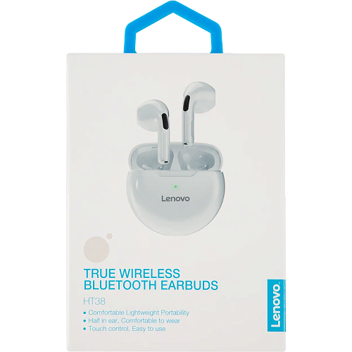 Bluetooth гарнитура Lenovo HT38 White
