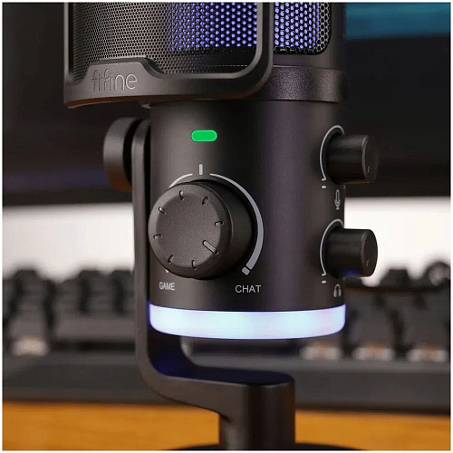 Микрофон  Fifine AmpliGame AM6 USB Black