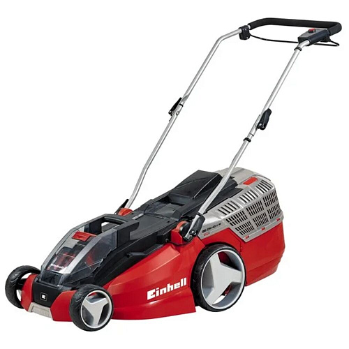 Аккумуляторная газонокосилка Einhell PXC GE-CM 43 Li M, 2х18B,BL,2х4.0Ач,2xЗУ,43см,63л,мульчирование 3413130
