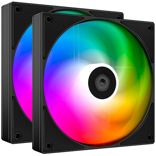 Вентилятор 140x140 ID-Cooling AS-140-ARGB-K Duet Black Ret