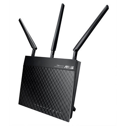 Беспроводной маршрутизатор ASUS RT-N66U 802.11n 900Мбит/с 2,4ГГц и 5ГГц 4xGbLAN 1xGbWAN 2xUSB 