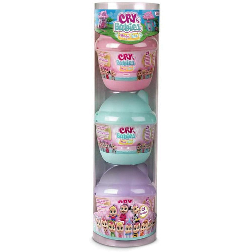 IMC Toys Crybabies Magic Tears Плачущий младенец в комплекте с домиком и аксессуарами (3 штуки) 97605