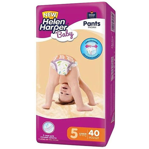 Трусики-подгузники Helen Harper Baby Junior (12-18 кг) 40 шт