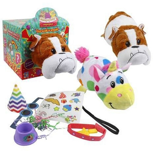 1Toy Вывернушка-Сюрприз 2-в-1 Бульдог и аксессуары Т13641