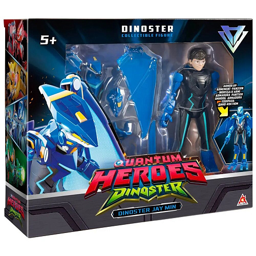 Dinoster Большая фигурка героя Диностер Джей Мин в дино-костюме 20 см