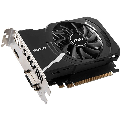 Видеокарта MSI GeForce GT 1030 4096Mb, GT 1030 Aero ITX 4GD4 OC DVI-D, HDMI Ret