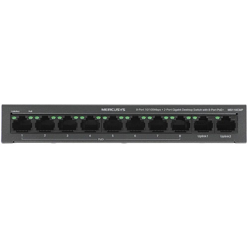 Коммутатор Mercusys MS110CMP 8 ports 8 ports PoE+ 10/100Mbps неуправляемый
