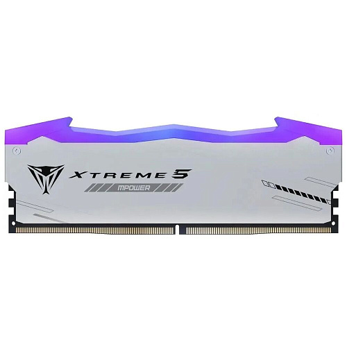 Модуль памяти DIMM 48Gb 2х24Gb DDR5 PC48000 6000MHz Patriot Memory Viper Xtreme 5 RGB Mpower White (PVXR548G60C30KM)