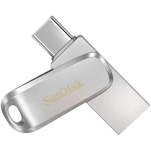 USB Flash накопитель 64GB SanDisk Ultra Dual Drive Luxe (SDDDC4-064G-G46) USB 3.0 + Type C (OTG) Серый