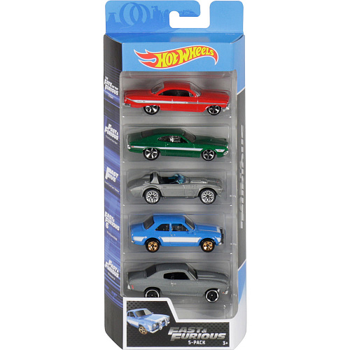 Mattel Hot Wheels 1806/FYL16 Подарочный набор из 5 машинок (Fast & Furious)