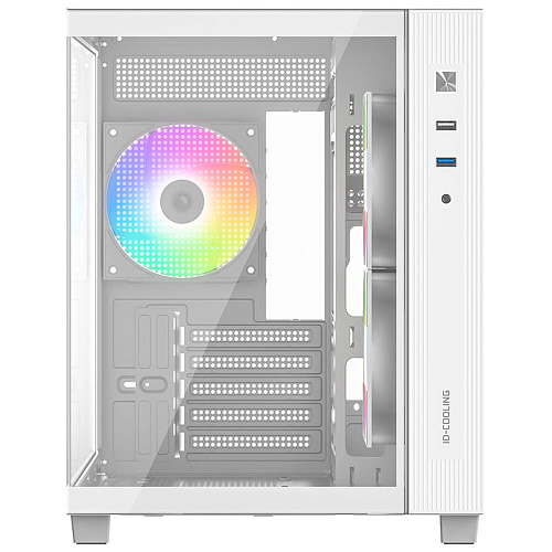 Корпус MicroATX Miditower ID-Cooling View 500 ARGB Wh White