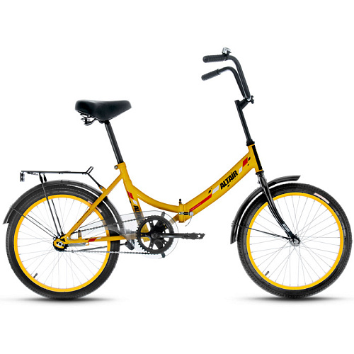 Двухколесный велосипед ALTAIR CITY 20 RUS (20" 1 ск. скл.) желтый