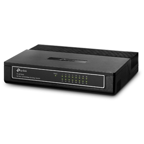 Коммутатор TP-LINK TL-SF1016D неуправляемый 16 портов 10/100Мбит/с
