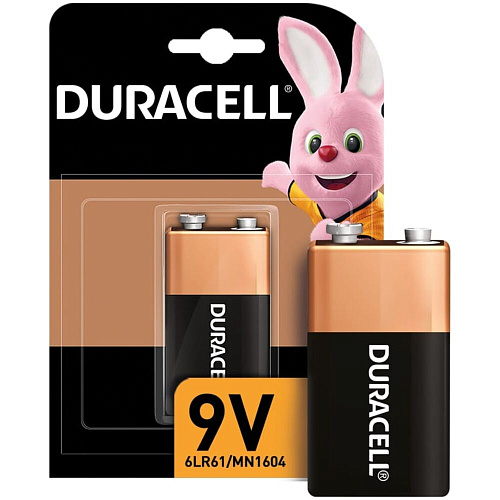 Батарейки Duracell 6LR61-1BL Basic 9V 1шт (Крона)