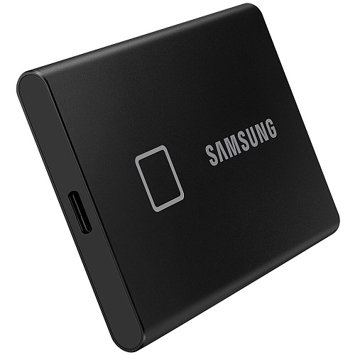 Внешний SSD-накопитель 1Tb Samsung T7 Touch MU-PC1T0K/WW (SSD) USB 3.2 Type C Черный