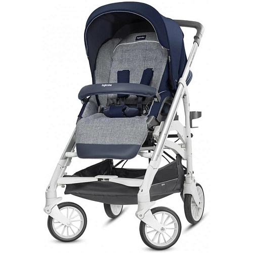 Прогулочная коляска Inglesina Trilogy на белом шасси Santorini