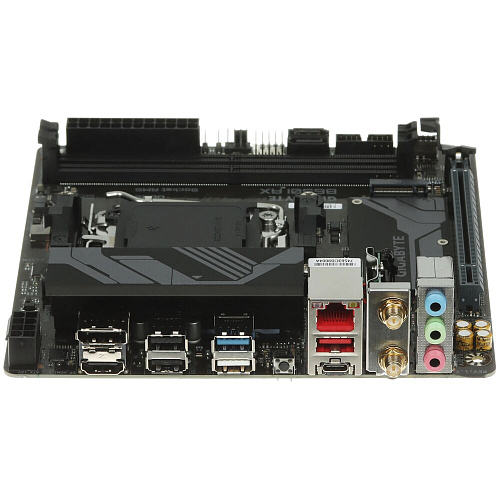 Материнская плата Gigabyte B650I AX Socket-AM5 AMD B650 2xDDR5, 2xSATA3, RAID, 1xM.2, 1xPCI-E16x, 3xUSB3.2, 1xUSB3.2 Type C, DP, HDMI, WiFi, 2.5Glan, mini-ITX