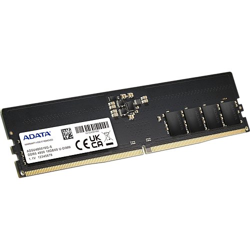 Модуль памяти DIMM 8Gb DDR5 PC38400 4800MHz ADATA (AD5U48008G-S)
